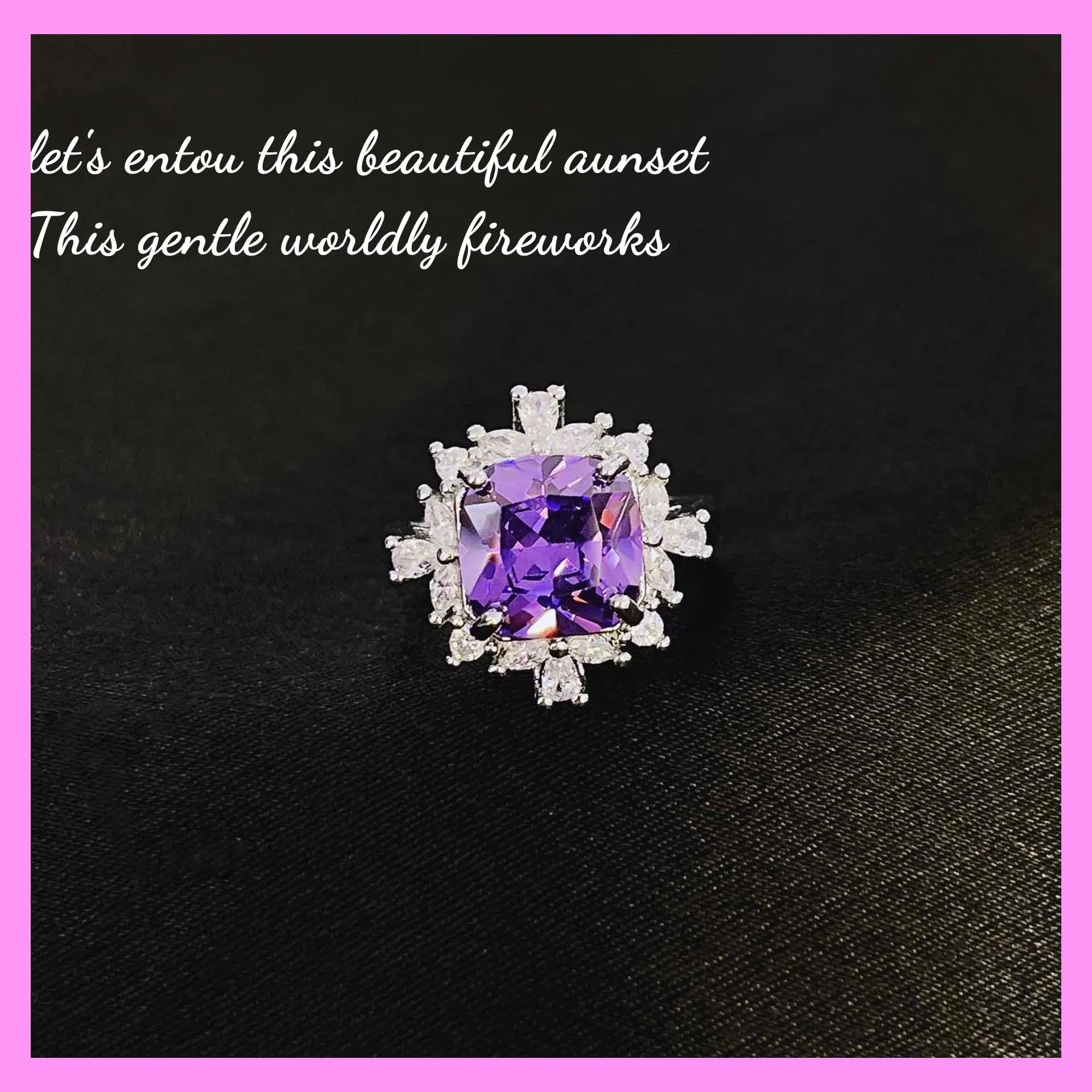 【4-01#】Purple Set for  Female wedding party gift Birthday Wedding anniversary
