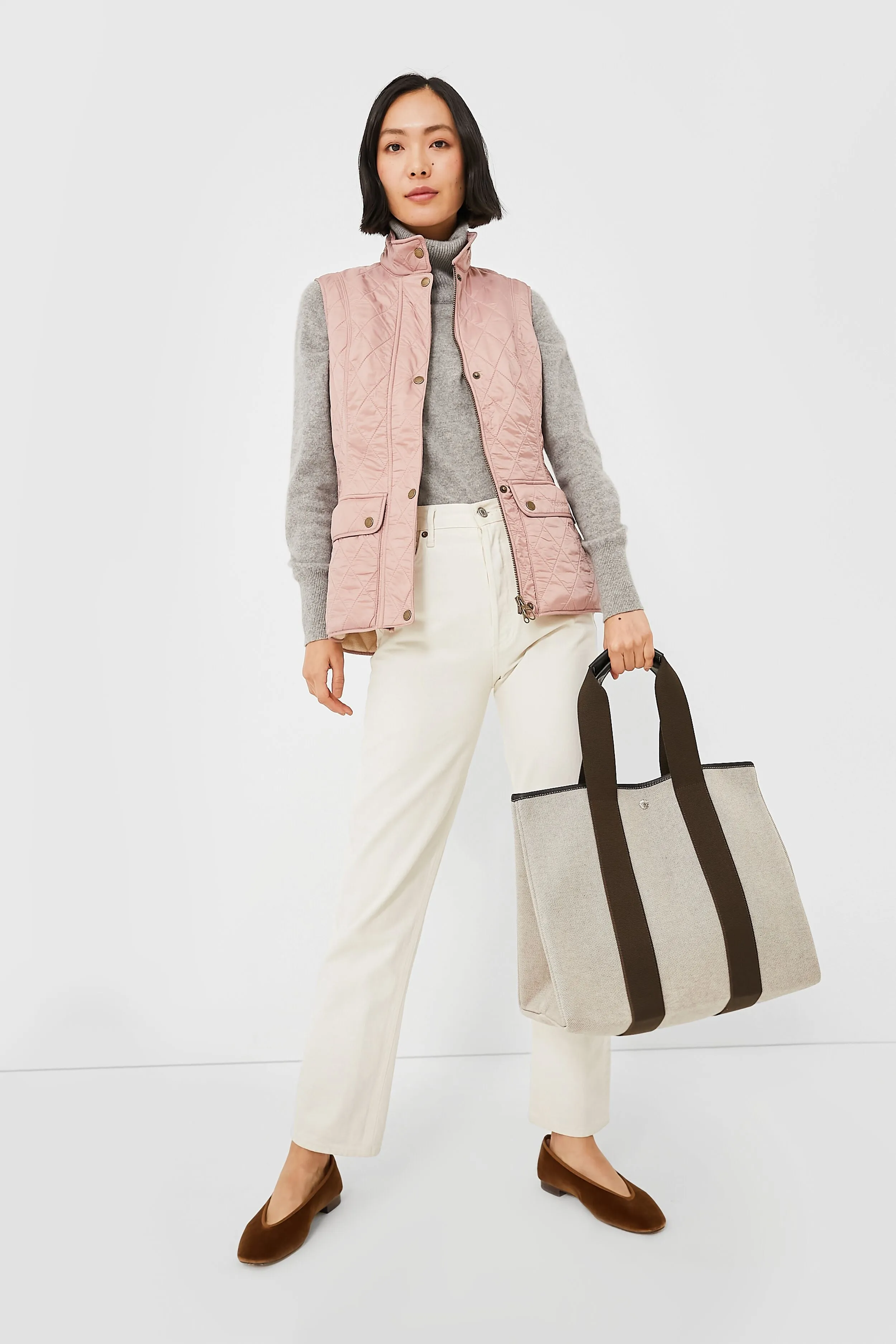 Brown Oxford Traversee L Tote