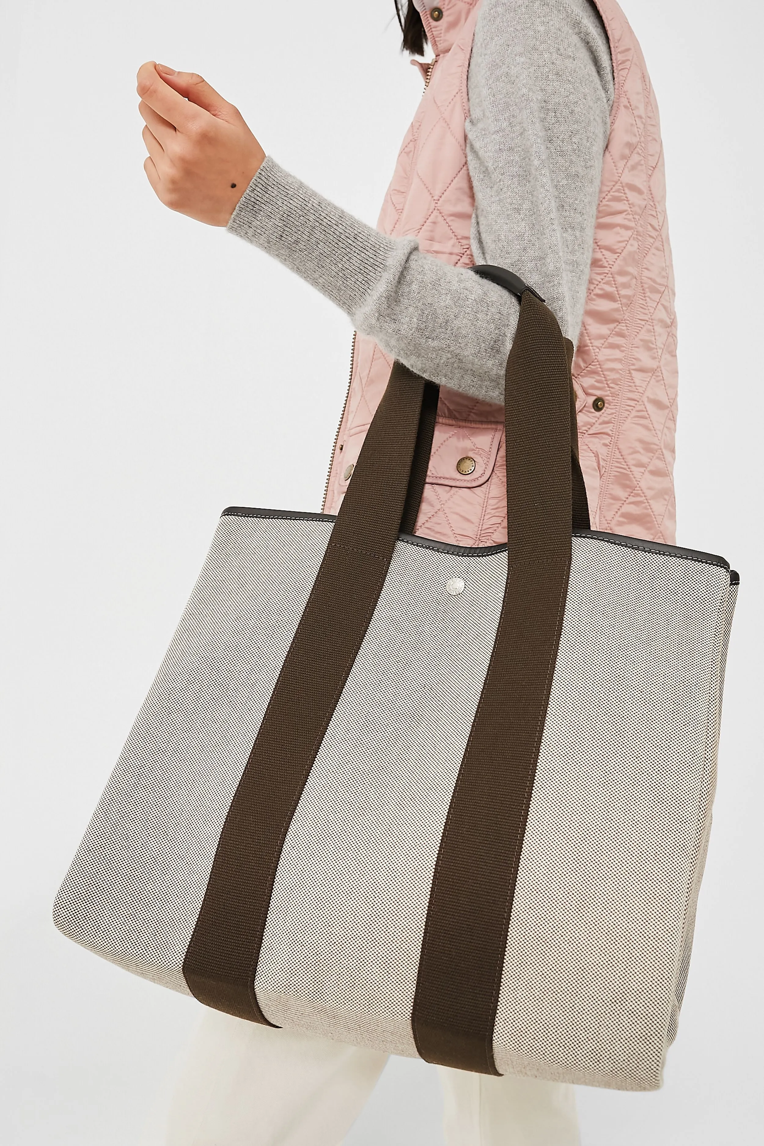 Brown Oxford Traversee L Tote