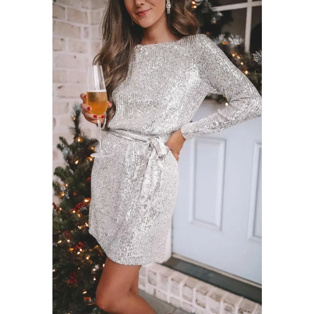 Elevate Your Style with the Elegant Sequin Dress in Luxury Fashion for Women