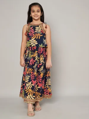 Festive Pure Cotton Lehenga Choli with Tassels for Girls