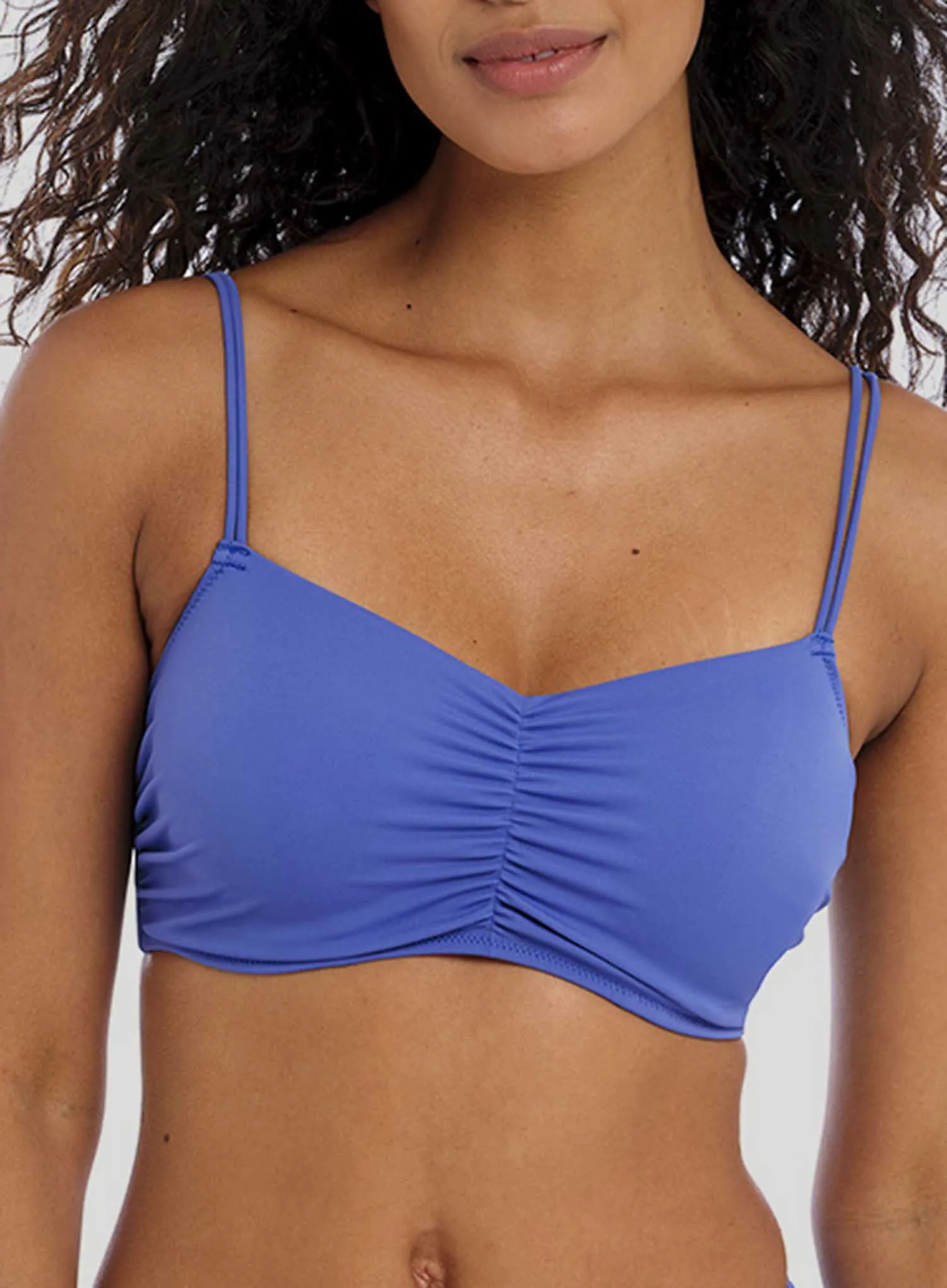 Freya Swimwear: Jewel Cove Bralette Bikini Top Plain Azure