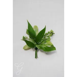 Green Monochrome A la Carte Boutonnière