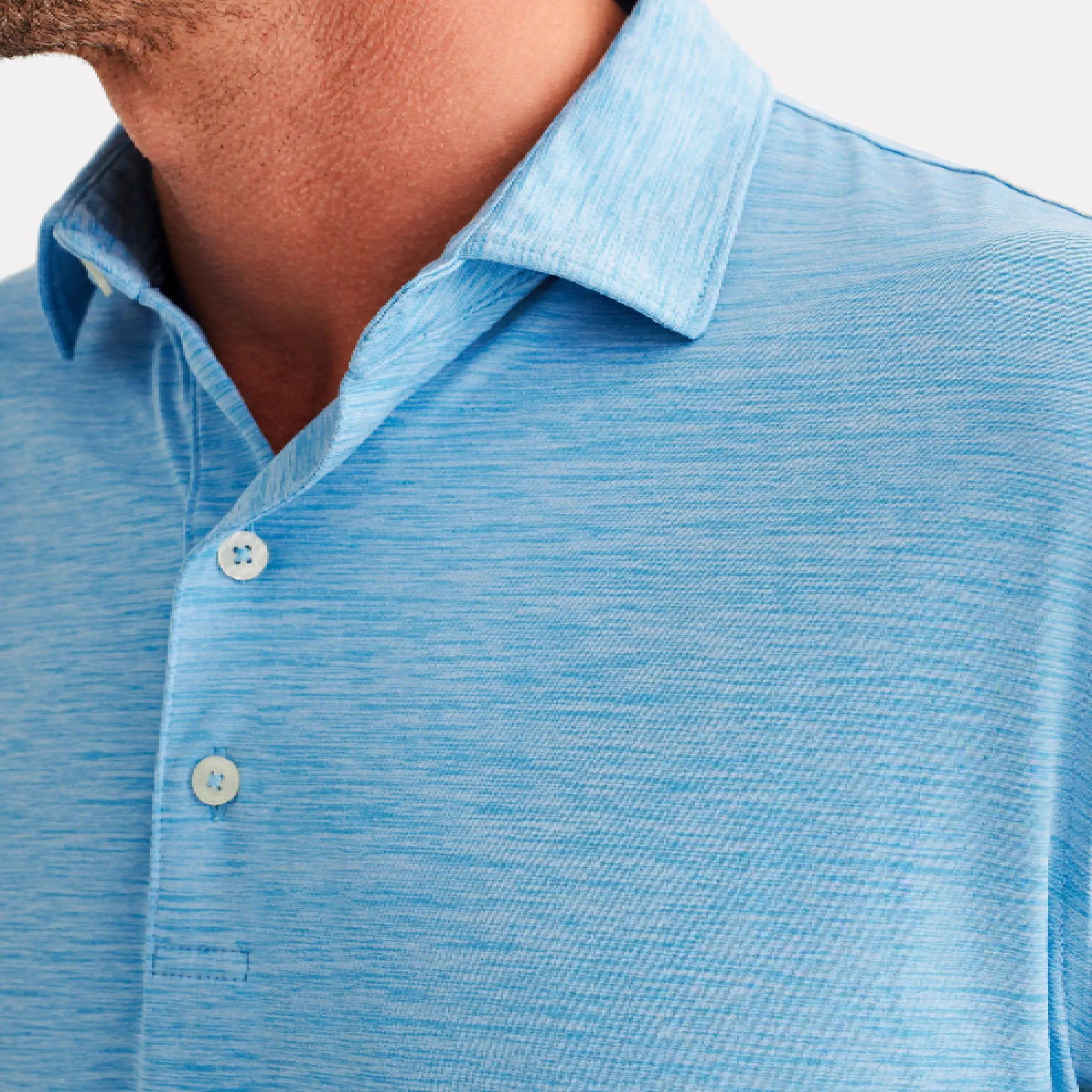 Huron Prep-Formance Lightweight 3 Button Polo / Maverick