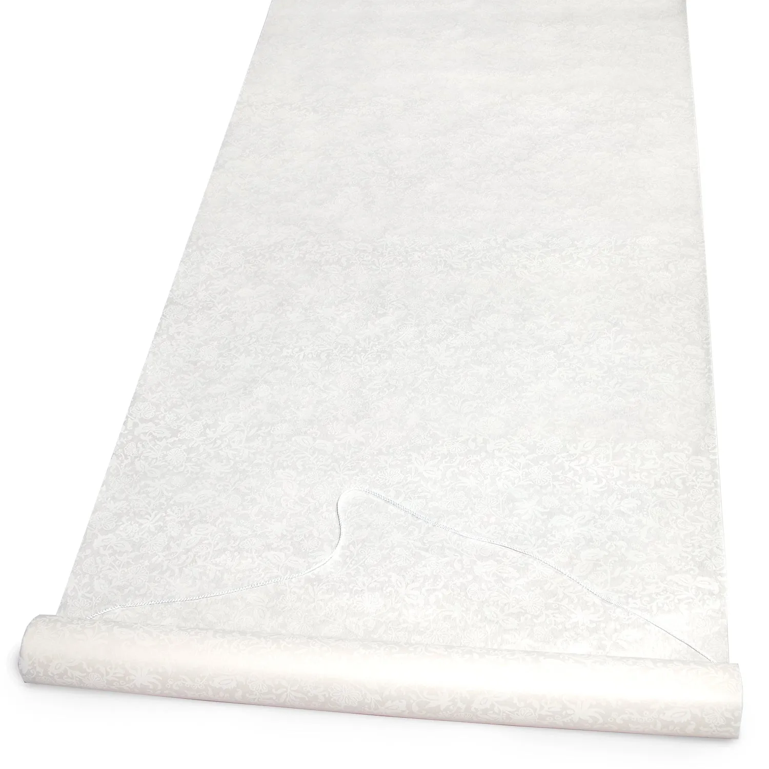 Ivory or White Floral Wedding Aisle Runner