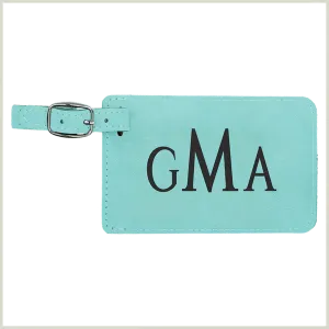 Leatherette Luggage Tag (Various Colors/Styles)