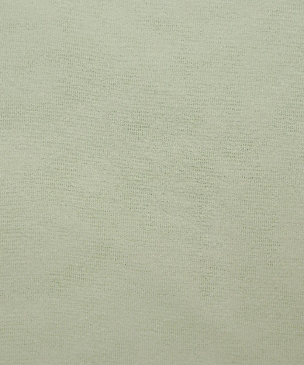 Mint Colour Plain Faux Georgette Fabric