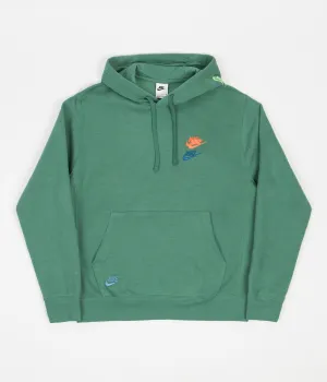 Nike Brushed Back Hoodie - Green Noise / Green Noise