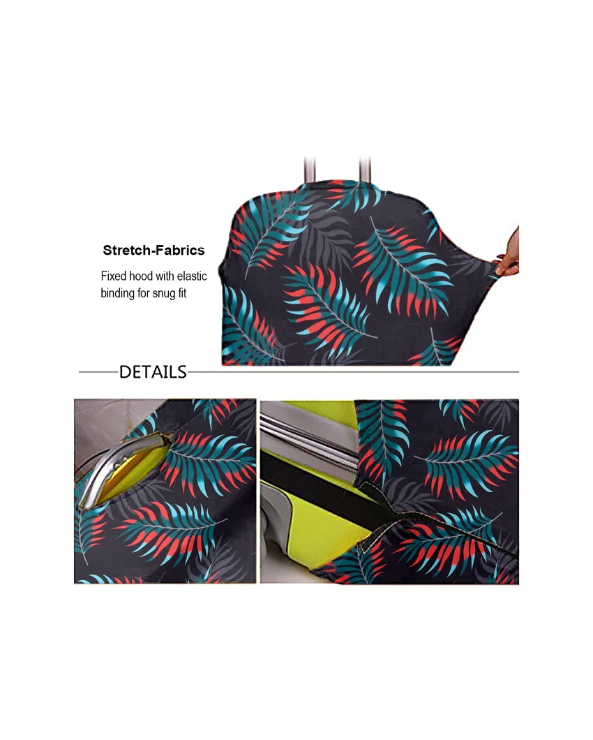 ONLY LUGGAGE COVER | Durable Black Polyester Printed Luggage Bag Cover