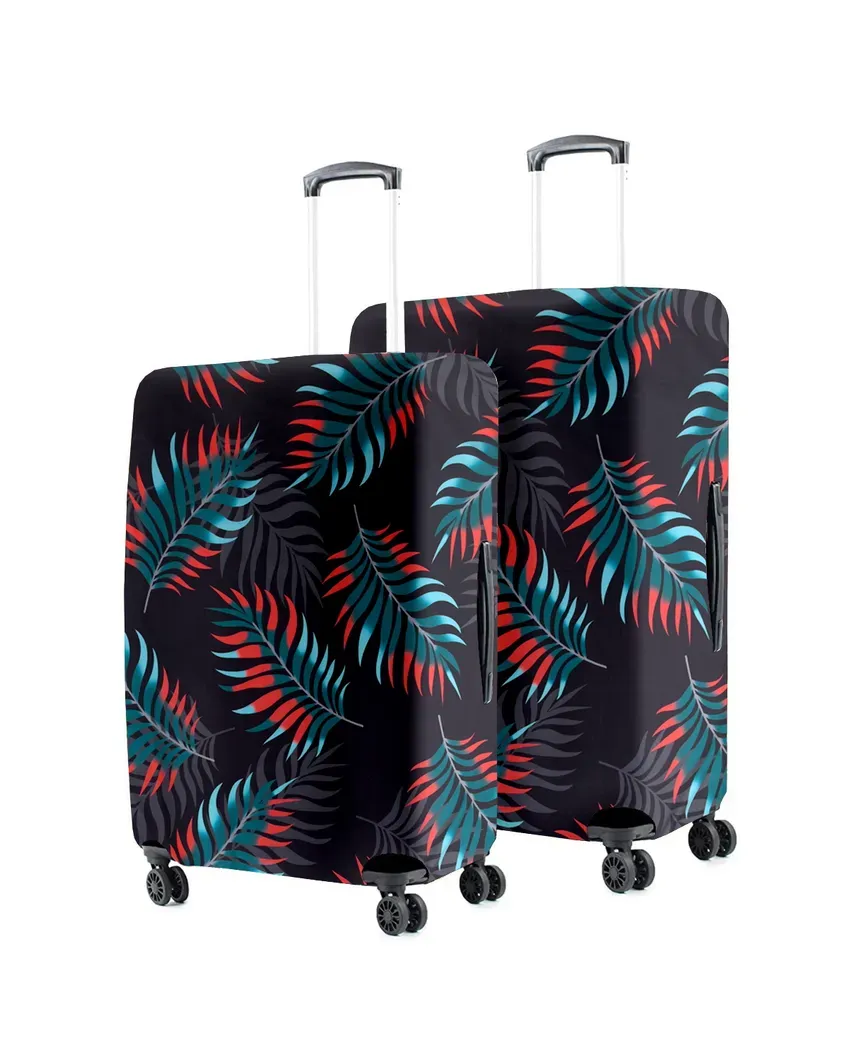 ONLY LUGGAGE COVER | Durable Black Polyester Printed Luggage Bag Cover