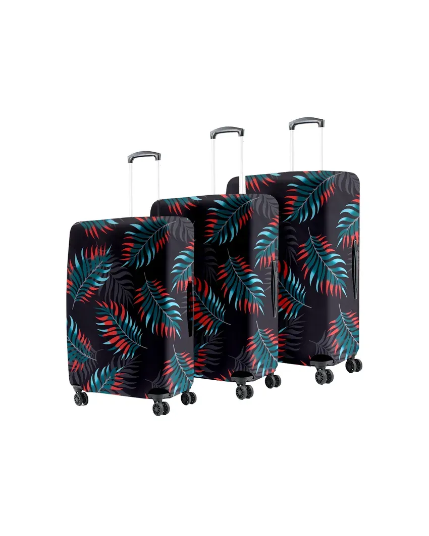 ONLY LUGGAGE COVER | Durable Black Polyester Printed Luggage Bag Cover