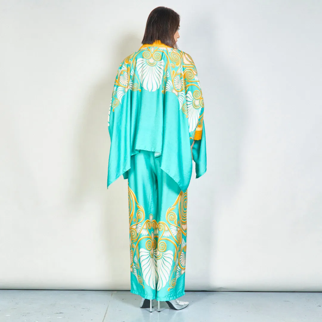 Ornate swirl elegance kaftan set wholesale