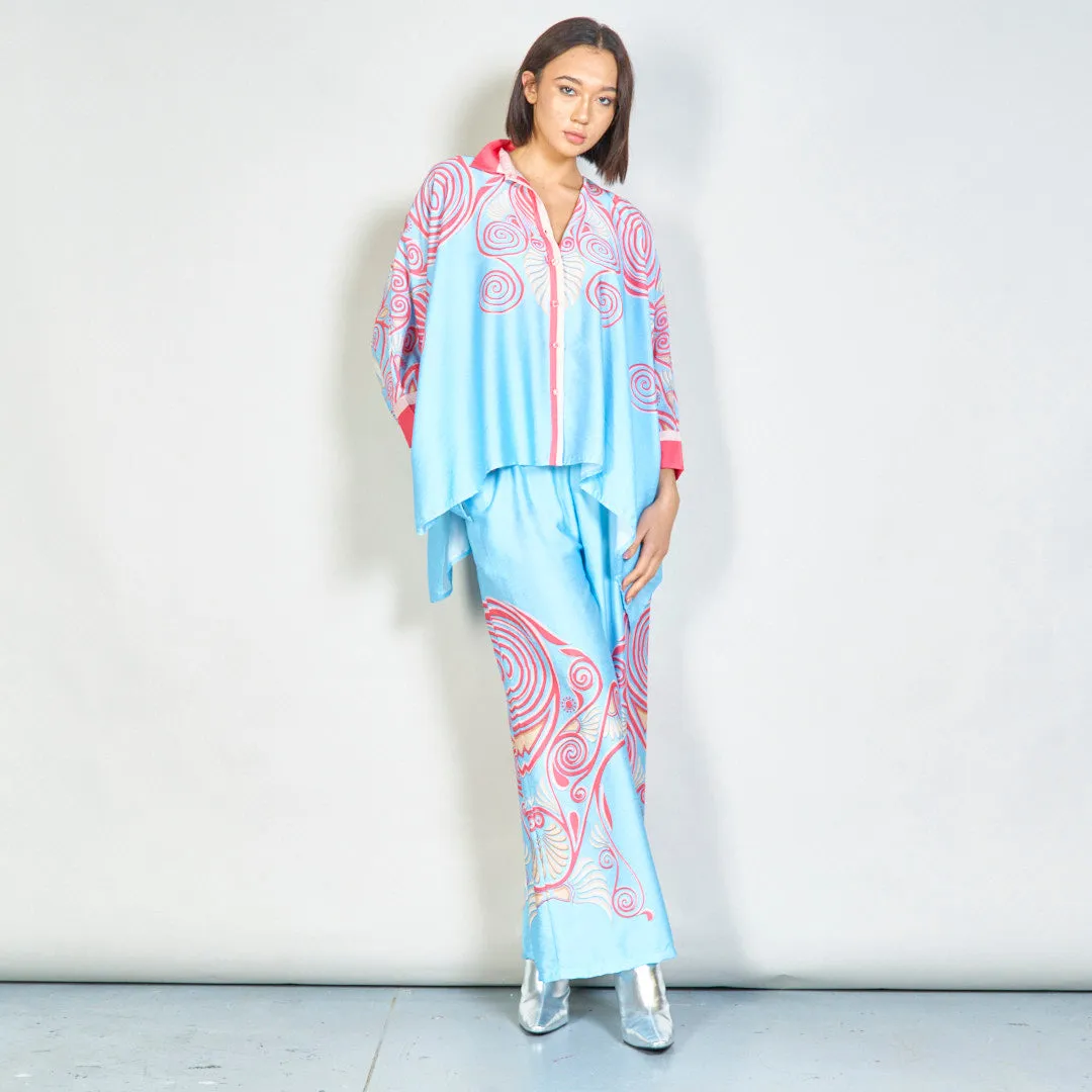 Ornate swirl elegance kaftan set wholesale