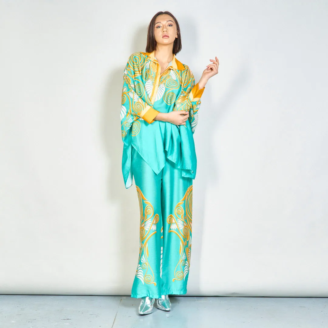 Ornate swirl elegance kaftan set wholesale