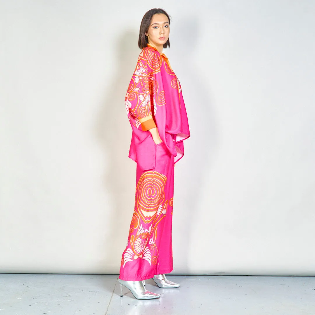 Ornate swirl elegance kaftan set wholesale