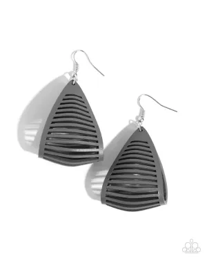 Paparazzi Earring ~ In and OUTBACK - Silver