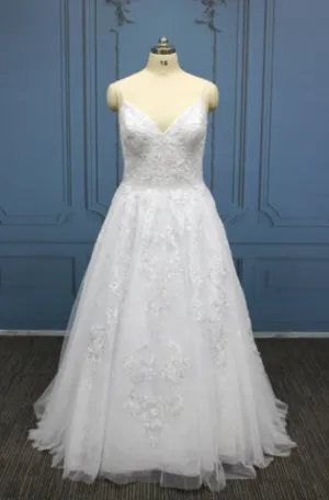 Plus Size Lace Bridal Gown