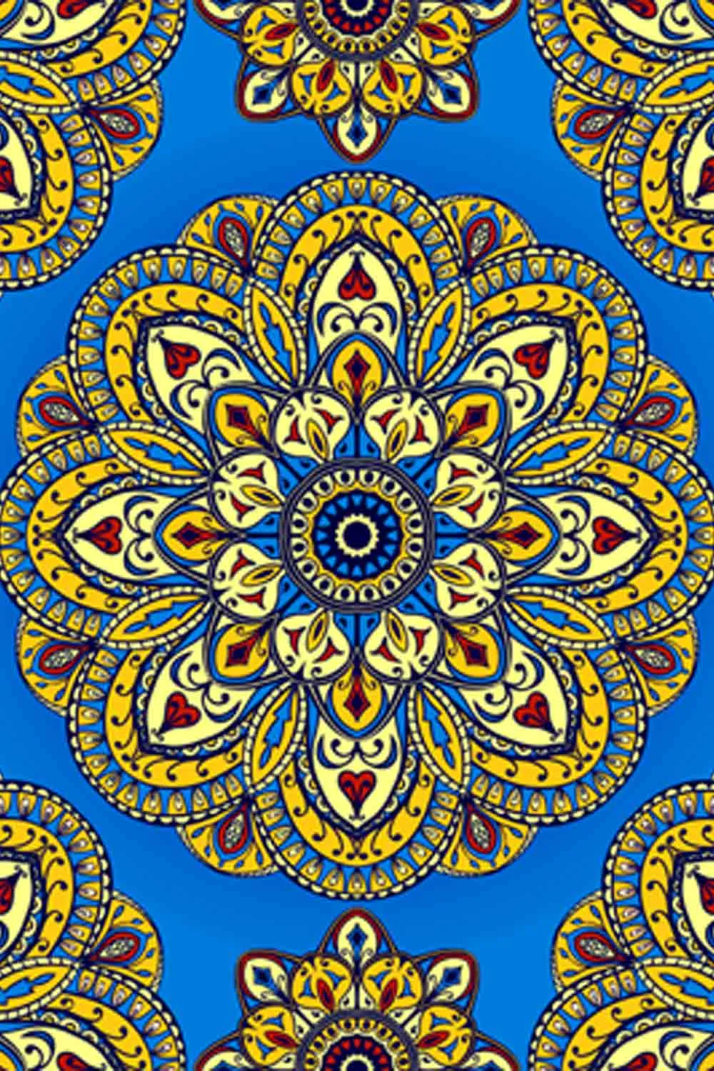 SAMPLE SALE - Boho Chic Emily Blue Geometric Print Sleeveless Top - Girls