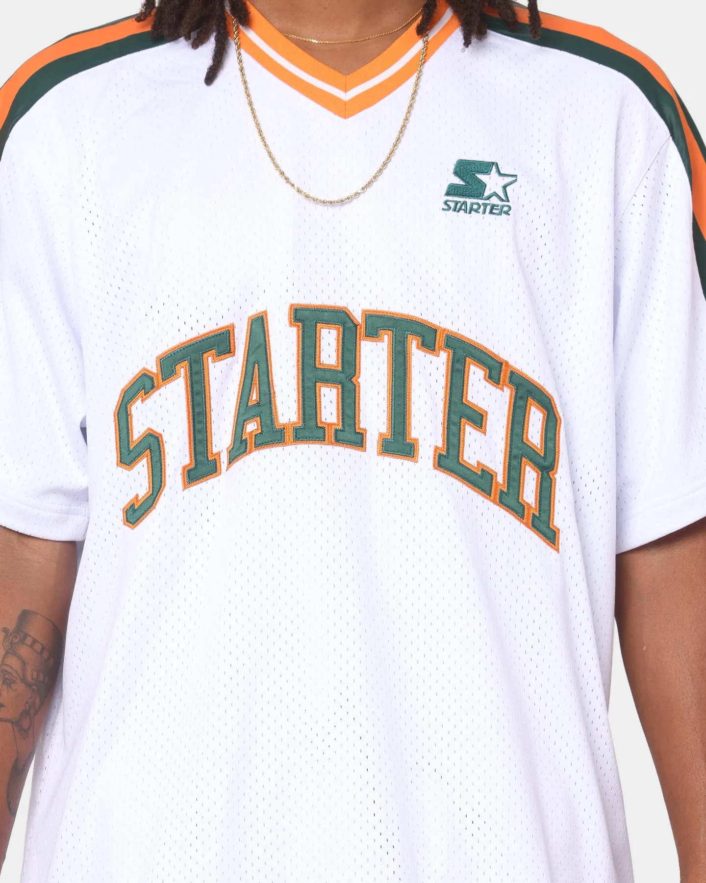 Starter Arch Cage Jersey White/Green