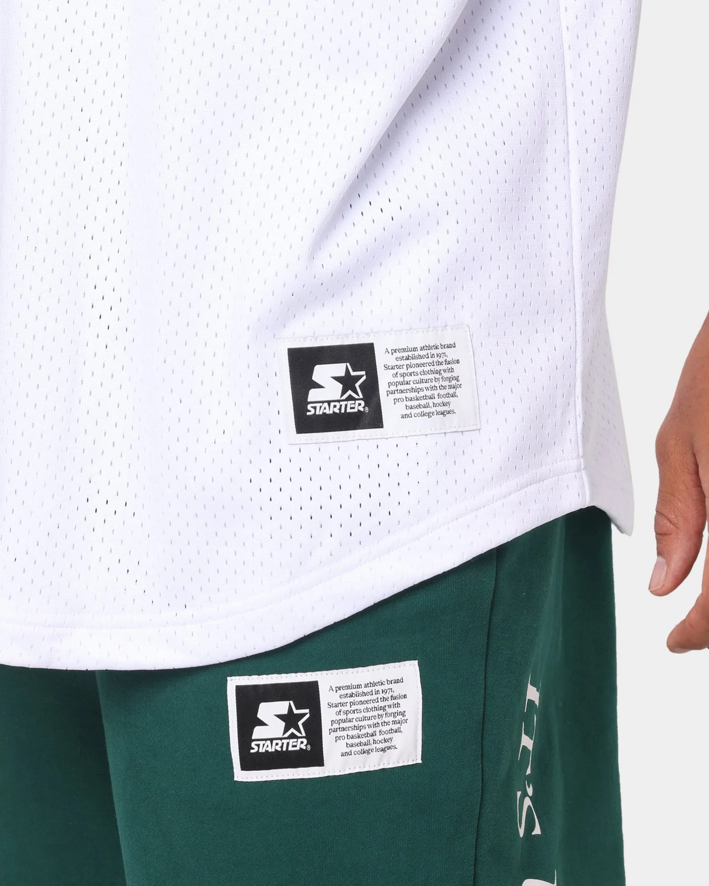 Starter Arch Cage Jersey White/Green