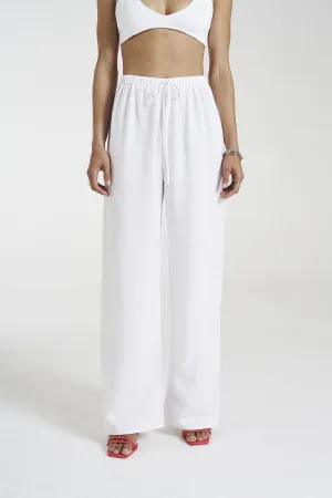 SUMMI SUMMI - ANGELIC LINEN WHITE PANTS