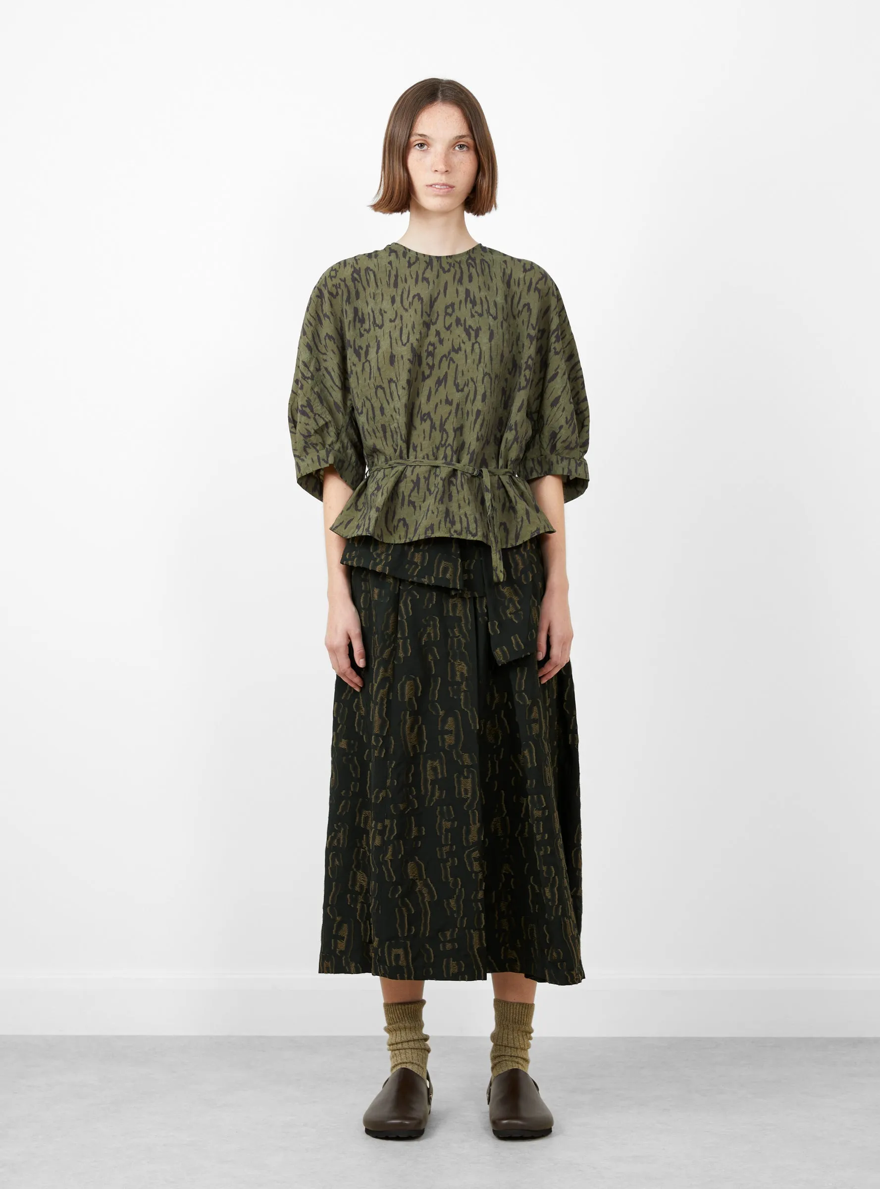 Tazara Top Feline Khaki Spice
