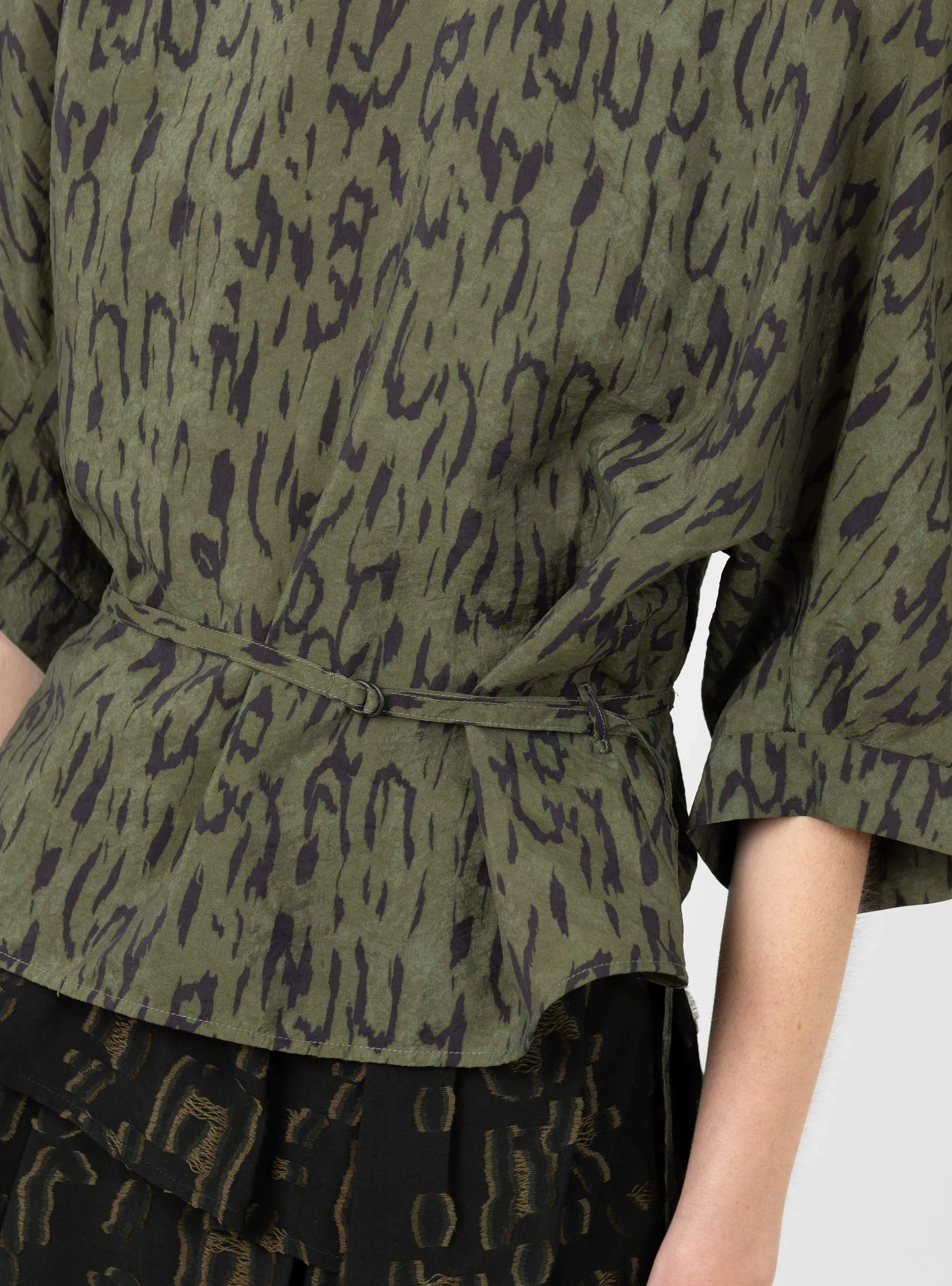 Tazara Top Feline Khaki Spice