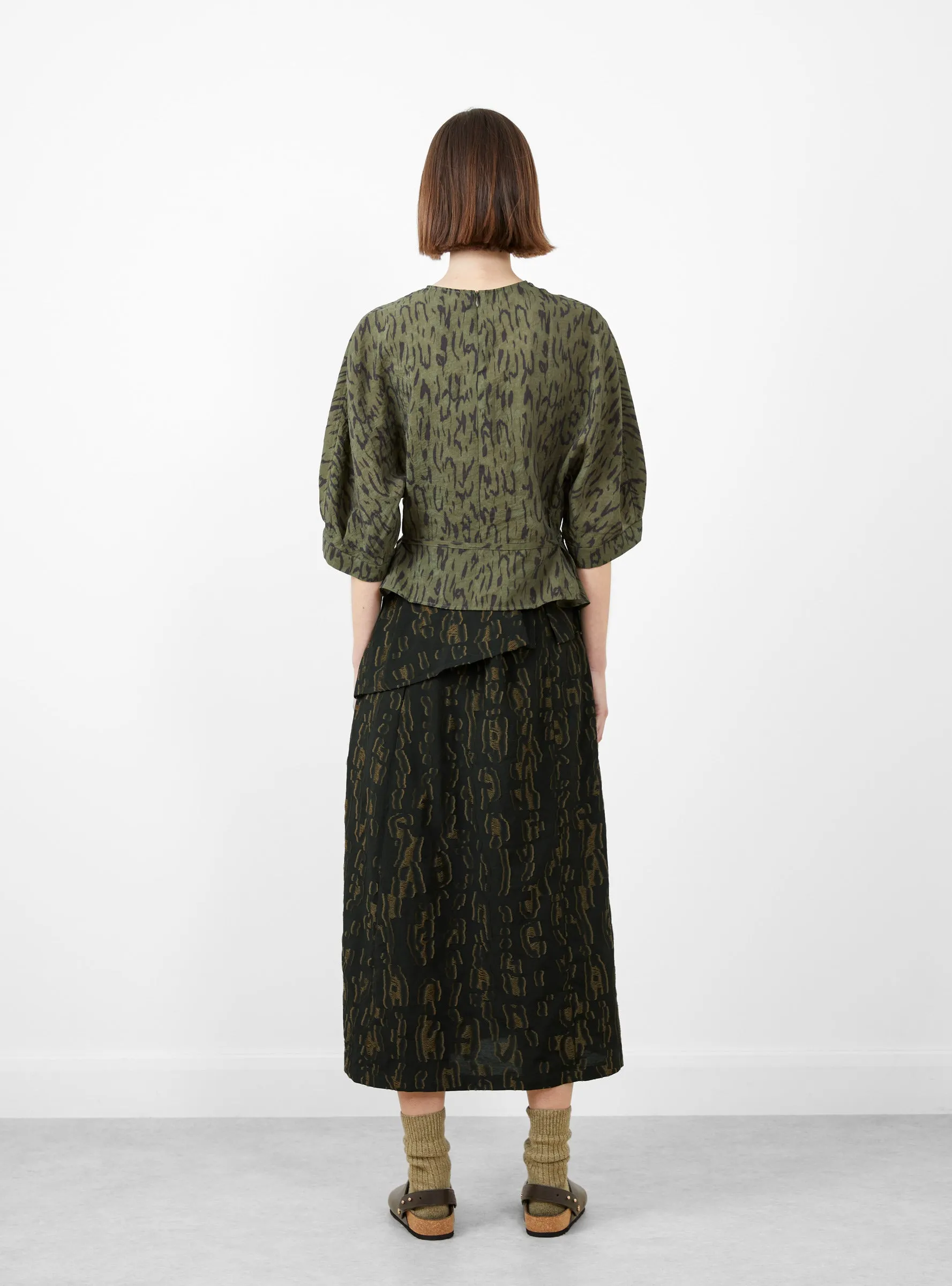 Tazara Top Feline Khaki Spice