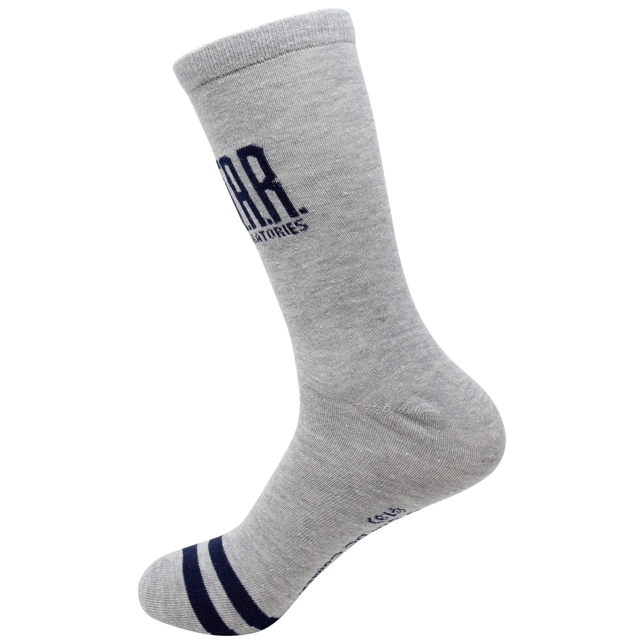 The Flash S.T.A.R. Labs Grey Crew Socks