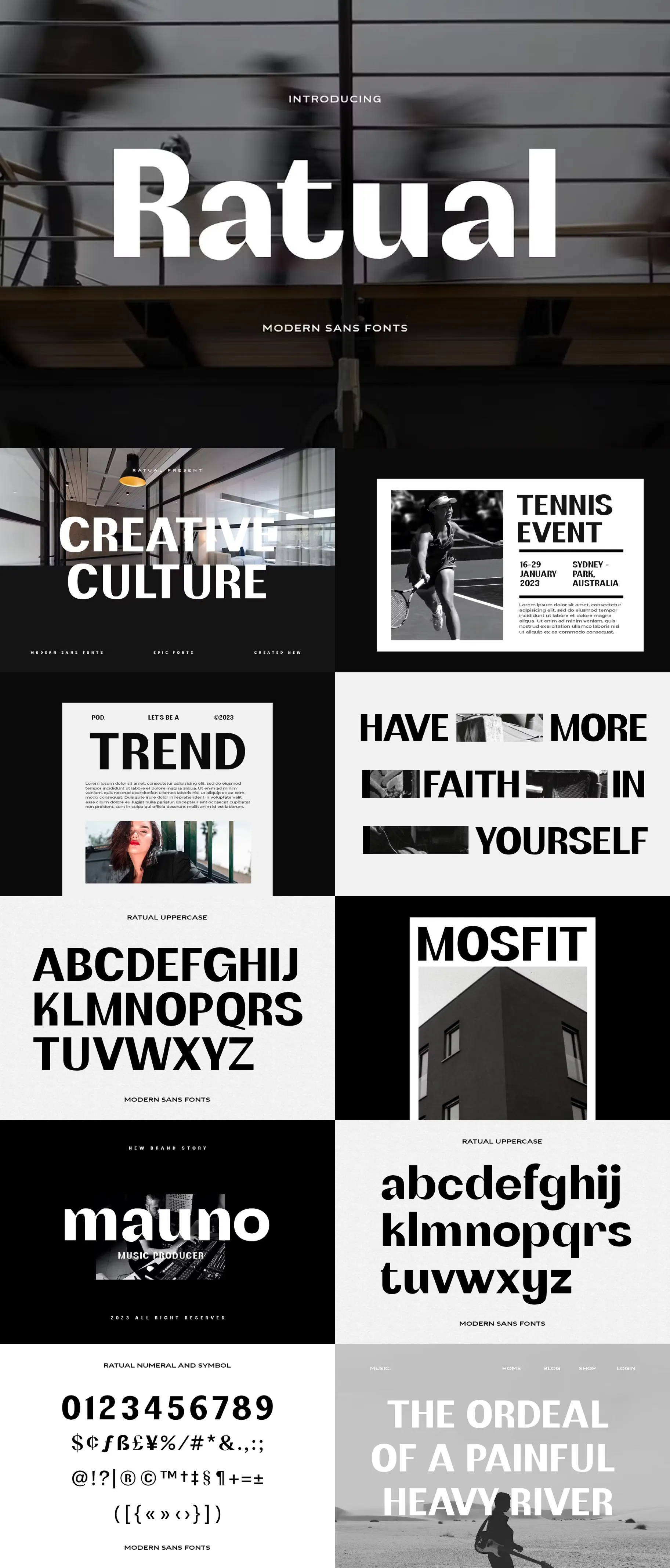 The Modern UI Font Bundle