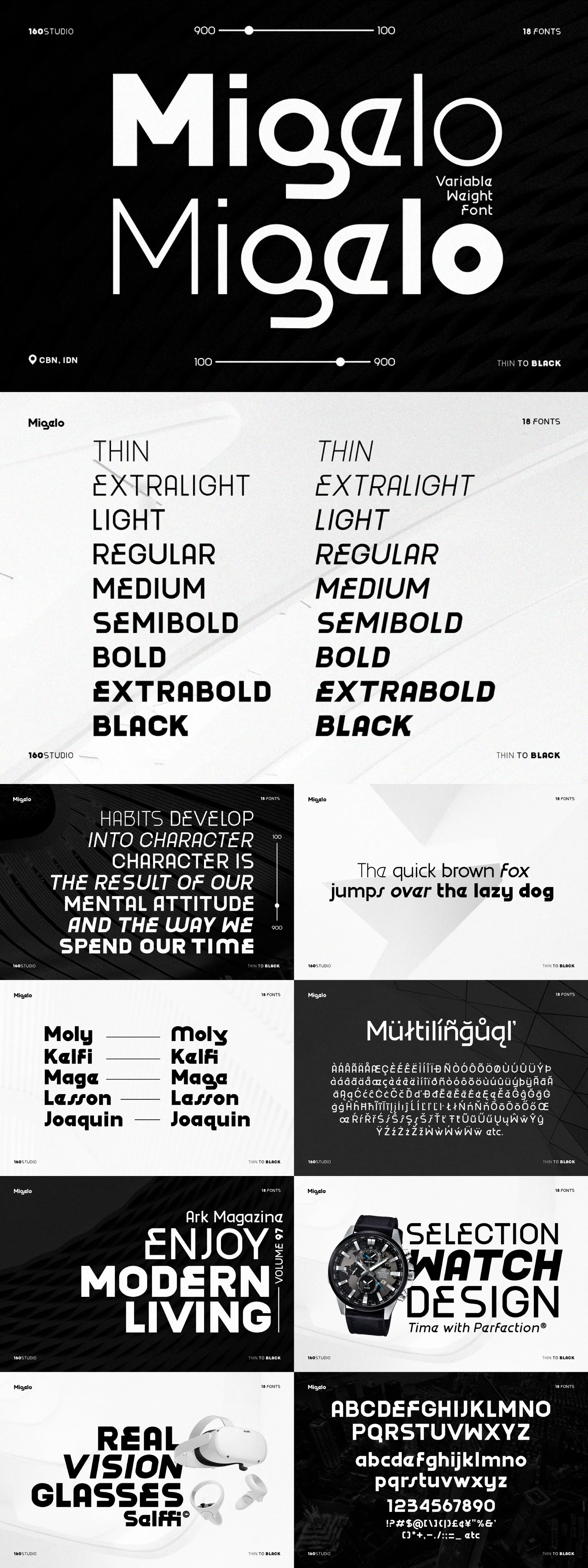 The Modern UI Font Bundle