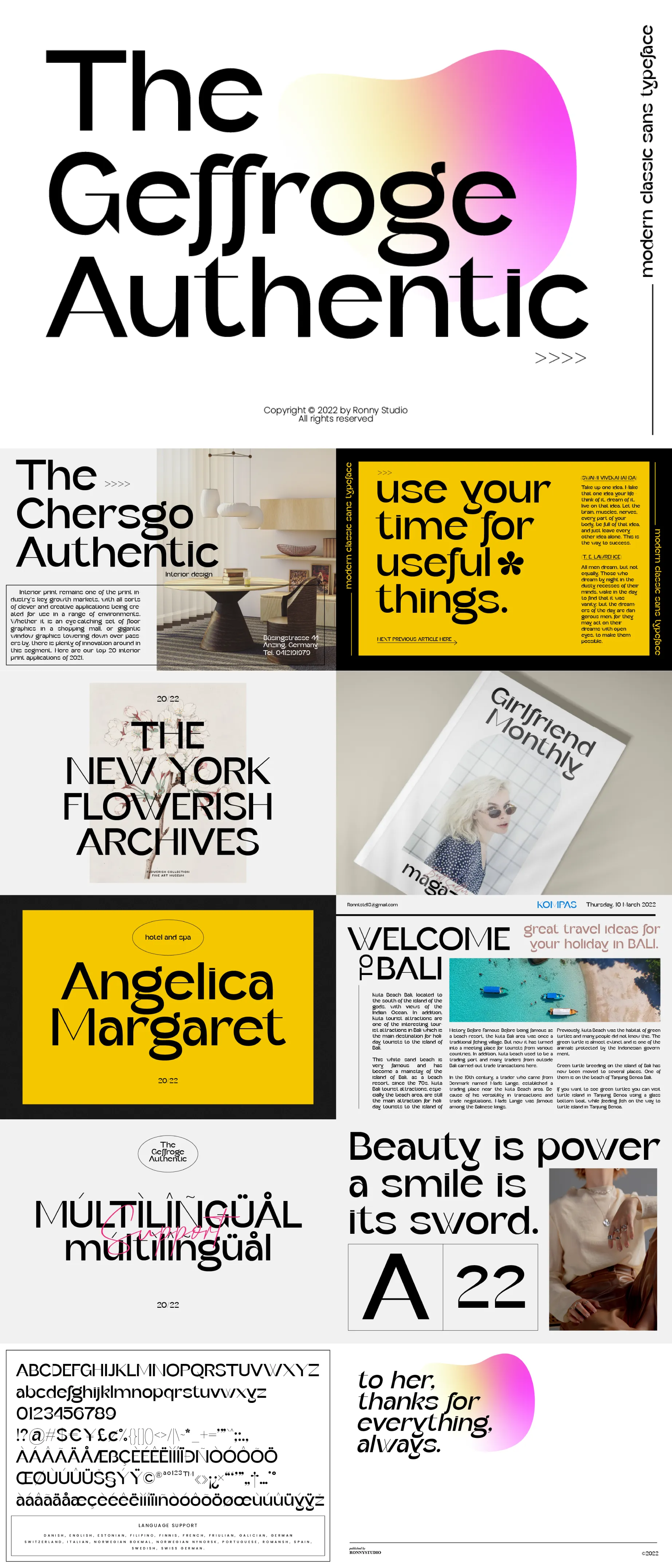 The Modern UI Font Bundle