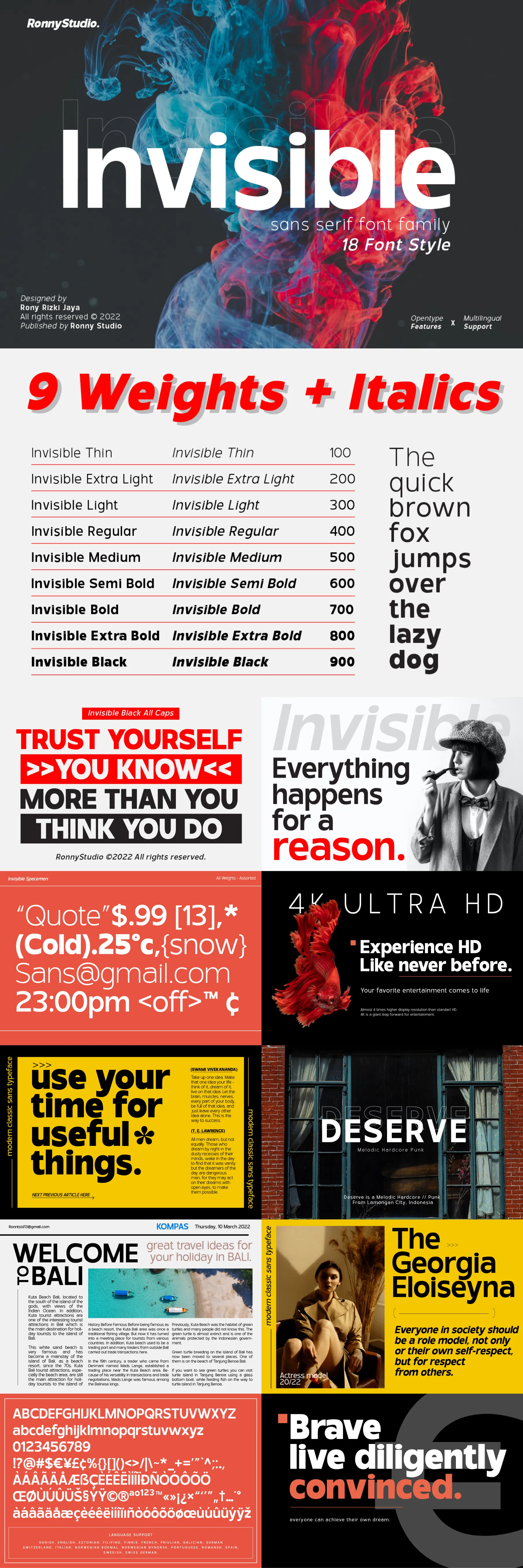 The Modern UI Font Bundle