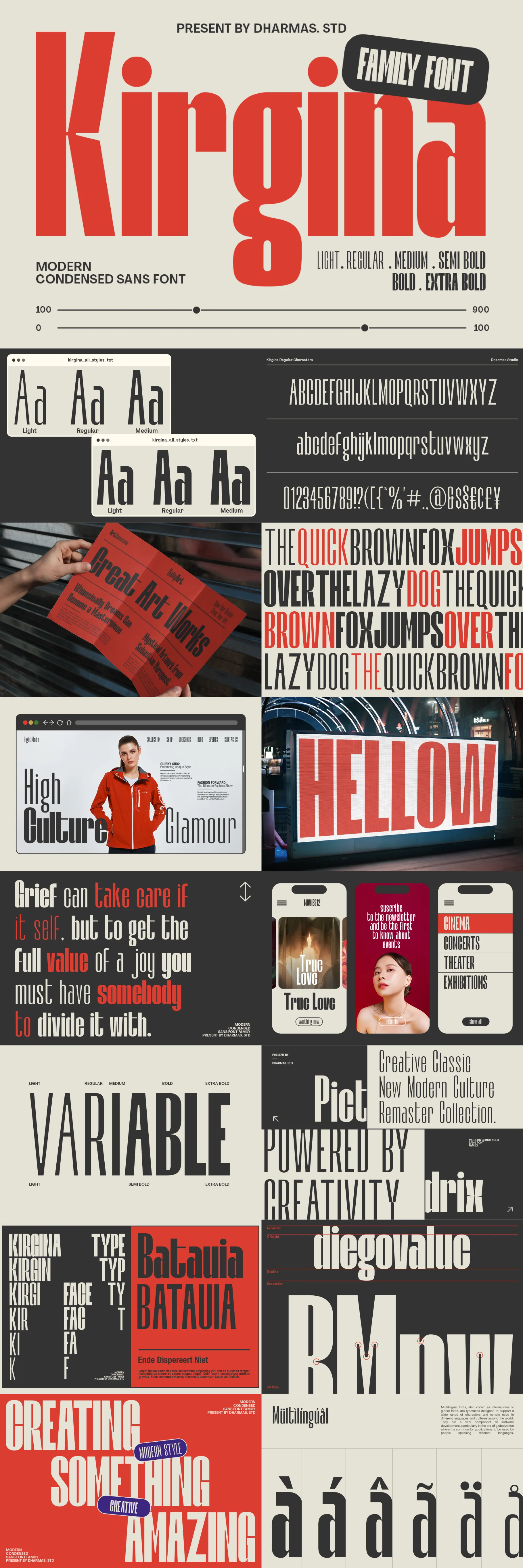 The Modern UI Font Bundle