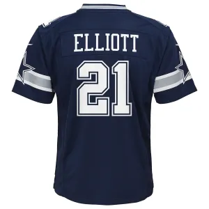 Toddler Ezekiel Elliott Navy Dallas Cowboys Nike - Game Jersey