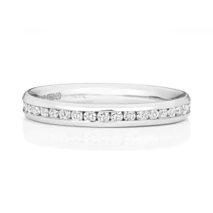 Wedding Band 9ct White Gold Diamond Eternity Ring W230W/I